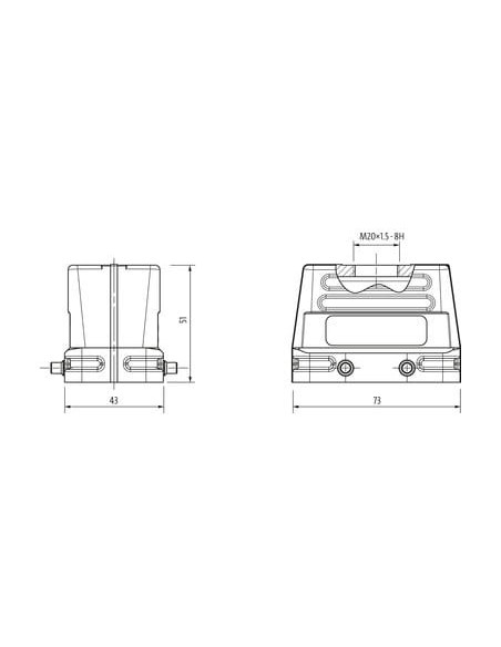 B10 niski profil, IP65 70MH-GTENQ-A01B000 | Przewody i Złącza | Eshop Dopak | Wszystko dla Przemysłu