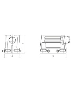 Budowa konstrukcji Modlink Heavy B10, niskoprofilowa, IP65 70MH-GTENQ-A02B000 | Przewody i Złącza | Eshop Dopak | Wszystko dla P 2