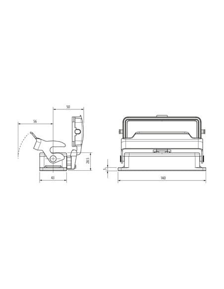 Obudowa Modlink Heavy B24, IP65 70MH-GAGNL-B000010 | Przewody i Złącza | Eshop Dopak | Wszystko dla Przemysłu