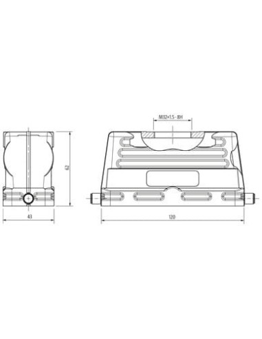 B24 niski profil, IP65 70MH-GTGNL-A01D000 | Przewody i Złącza | Eshop Dopak | Wszystko dla Przemysłu