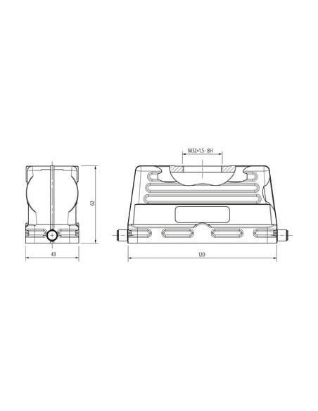 B24 niski profil, IP65 70MH-GTGNL-A01D000 | Przewody i Złącza | Eshop Dopak | Wszystko dla Przemysłu