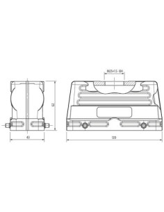 Obudowa Modlink Heavy B24, niski profil, IP65 70MH-GTGNQ-A01C000 | Przewody i Złącza | Eshop Dopak | Wszystko dla Przemysłu 2