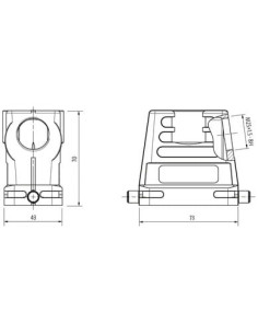 Obudowa Modlink Heavy B10, wysoki profil, IP65 70MH-GTEHL-A02C000 | Przewody i Złącza | Eshop Dopak | Wszystko dla Przemysłu 2