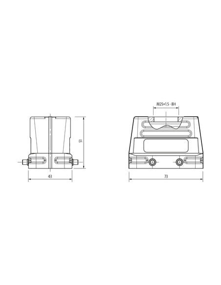 Budowa Modlink Heavy B10 IP67 70MH-GTENQ-A01C100 | Przewody i Złącza | Eshop Dopak | Wszystko dla Przemysłu