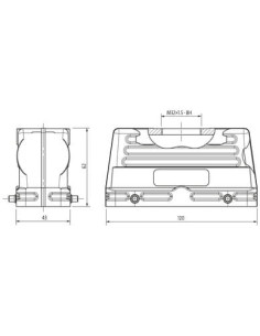 Obudowa Modlink Heavy B24, niski profil, IP65 70MH-GTGNQ-A01D000 | Przewody i Złącza | Eshop Dopak | Wszystko dla Przemysłu 2