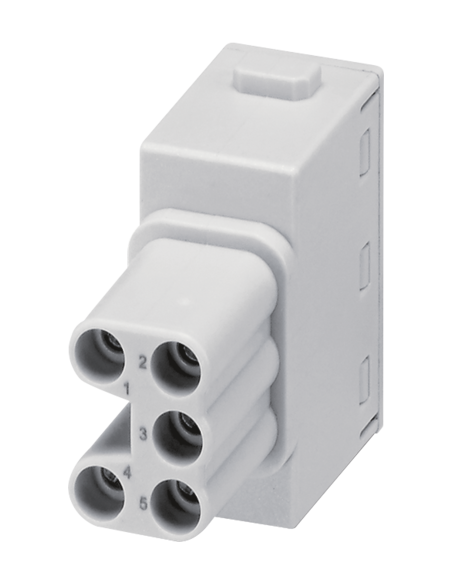 Wkładka wydania Modlink Heavy żeńska, 5-polowa, Push-in, 400V, 16A 70MH-MAC1P-0050402 | Przewody i Złącza | Eshop Dopak | Wszyst