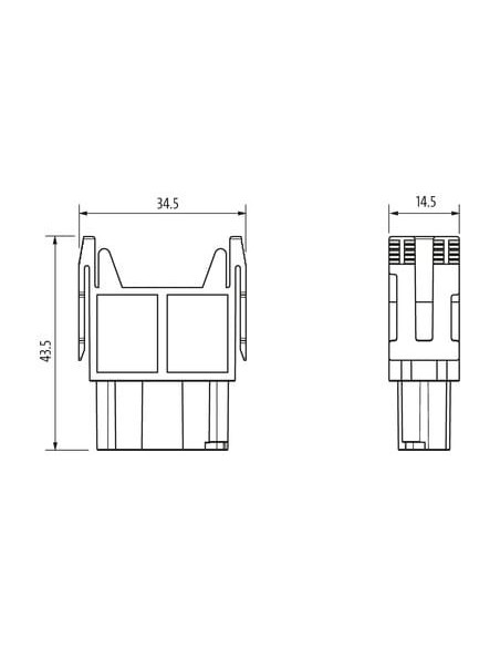 Wkład Modlink Heavy Modular, żeński, 12-polowy 70MH-MAC1C-0120801 | Przewody i Złącza | Eshop Dopak | Wszystko dla Przemysłu