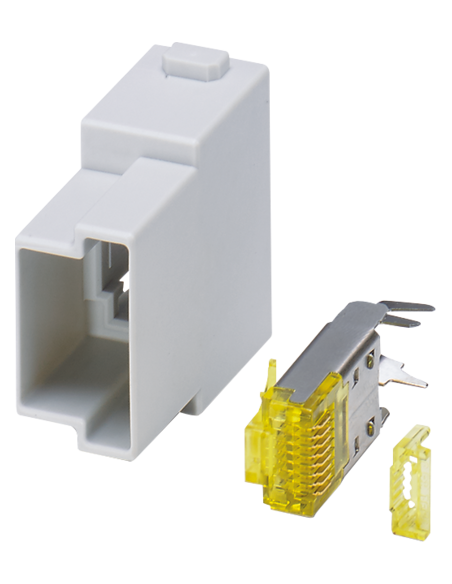 Wkładka Modlink Heavy Modular, RJ45, męska 70MH-MAL10-0000000 | Przewody i Złącza | Eshop Dopak | Wszystko dla Przemysłu