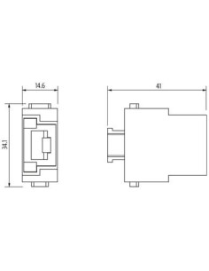 Wkładka Modlink Heavy Modular, RJ45, męska 70MH-MAL10-0000000 | Przewody i Złącza | Eshop Dopak | Wszystko dla Przemysłu 2