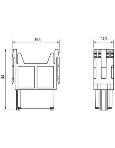 Wkładka Modlink Heavy Modular, żeńska, 17-polowa, 160V, 10A 70MH-MAC1C-0170201 | Przewody i Złącza | Eshop Dopak | Wszystko dla 