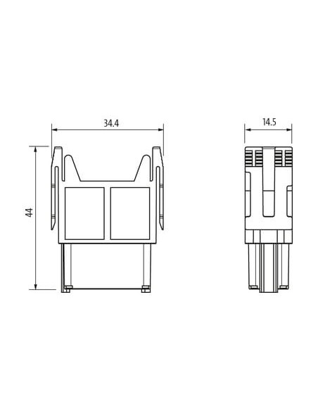 Wkładka Modlink Heavy Modular, żeńska, 17-polowa, 160V, 10A 70MH-MAC1C-0170201 | Przewody i Złącza | Eshop Dopak | Wszystko dla 