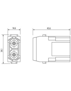 Wkład Modlink Heavy Modular, męski, 2-polowy 70MH-MAB1A-0020703 | Przewody i Złącza | Eshop Dopak | Wszystko dla Przemysłu 2
