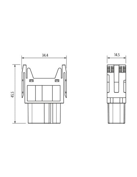 Wkładka Modlink Heavy Modular, żeńska, 8-polowa, 400V, 16A 70MH-MAC1C-0080402 | Przewody i Złącza | Eshop Dopak | Wszystko dla P