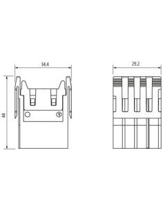 Wkładka Modlink Heavy Modular, męska, 20-polowa, 500V, 16A 70MH-MAB1C-0200502 | Przewody i Złącza | Eshop Dopak | Wszystko dla P 2