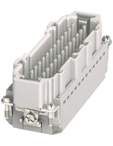Wkładka konstytucyjna Modlink Heavy B24 męska, 24-polowa, Push-in, 500V, 16A 70MH-ES024-GP03020 | Przewody i Złącza | Eshop Dopa