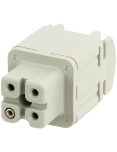 Wkładka księgowa Modlink Heavy żeńska A3 3-polowa, 400V, 10A 70MH-EB003-AS02010 | Przewody i Złącza | Eshop Dopak | Wszystko dla