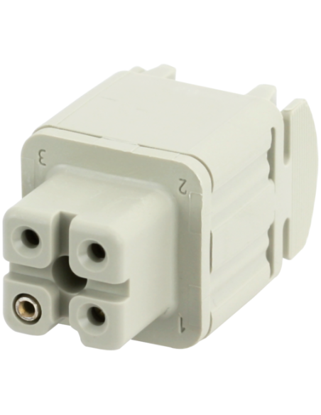 Wkładka księgowa Modlink Heavy żeńska A3 3-polowa, 400V, 10A 70MH-EB003-AS02010 | Przewody i Złącza | Eshop Dopak | Wszystko dla