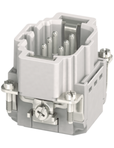 Wkładka konstytucyjna Modlink Heavy B6 męski, 6-polowa, Push-in, 500V, 16A 70MH-ES006-DP03020 | Przewody i Złącza | Eshop Dopak 