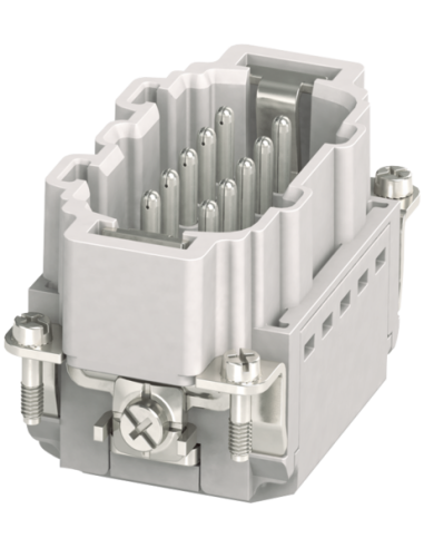 Wkładka opakowań Modlink Heavy B10 męska, 10-polowa, Push-in, 500V, 16A 70MH-ES010-EP03020 | Przewody i Złącza | Eshop Dopak | W