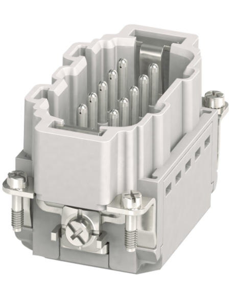 Wkładka opakowań Modlink Heavy B10 męska, 10-polowa, Push-in, 500V, 16A 70MH-ES010-EP03020 | Przewody i Złącza | Eshop Dopak | W