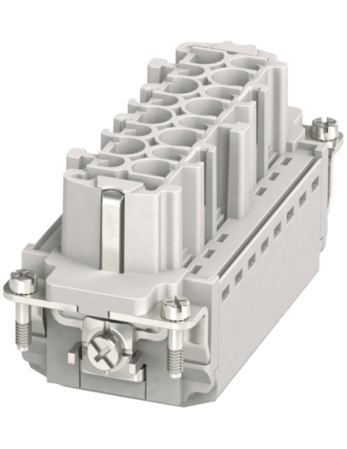 Wkładka graficzna Modlink Heavy B16 żeńska, 16-polowa, Push-in, 500V, 16A 70MH-EB016-FP03020 | Przewody i Złącza | Eshop Dopak |