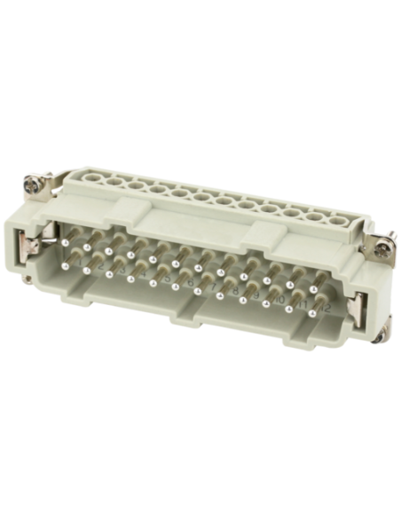 Wkładka zasilacza Modlink Heavy B24 męska, 24-polowa 500V, 16A 70MH-ES024-GS03020 | Przewody i Złącza | Eshop Dopak | Wszystko d