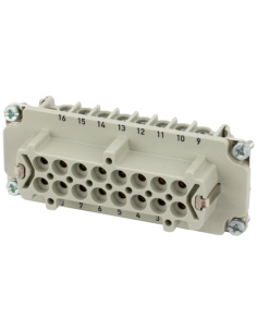 Wkładka książki B16 żeńska, 16-polowa, 500V, 16A 70MH-EB016-FS03020 | Przewody i Złącza | Eshop Dopak | Wszystko dla Przemysłu