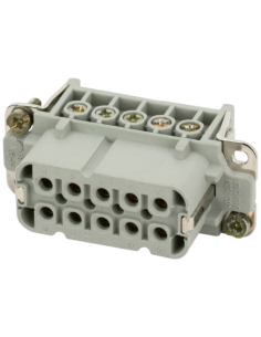 Wkładka księgowa Modlink Heavy żeńska A10 10-polowa, 250V, 16A 70MH-EB010-BS01020 | Przewody i Złącza | Eshop Dopak | Wszystko d