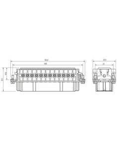Wkładka graficzna Modlink Heavy B24 żeńska, 24-polowa 500V, 16A 70MH-EB024-GS03020 | Przewody i Złącza | Eshop Dopak | Wszystko  2