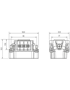 Wkładka konstytucyjna Modlink Heavy B6 męski 6-polowa, 500V, 16A 70MH-ES006-DS03020 | Przewody i Złącza | Eshop Dopak | Wszystko 2