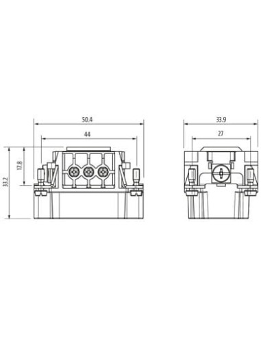 Wkładka konstytucyjna Modlink Heavy B6 męski 6-polowa, 500V, 16A 70MH-ES006-DS03020 | Przewody i Złącza | Eshop Dopak | Wszystko