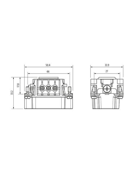Wkładka konstytucyjna Modlink Heavy B6 męski 6-polowa, 500V, 16A 70MH-ES006-DS03020 | Przewody i Złącza | Eshop Dopak | Wszystko