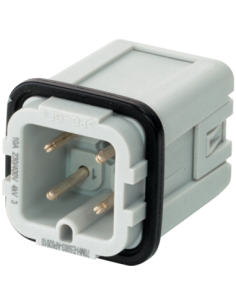 Wkładka Modlink Heavy A3 męska 4-polowa, wciskana, 400V, 10A 70MH-ES004-AP02010 | Przewody i Złącza | Eshop Dopak | Wszystko dla