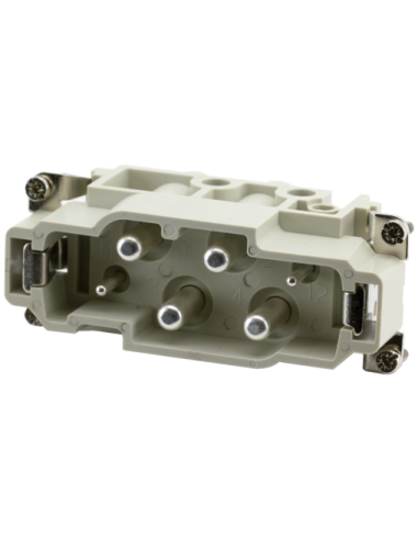 Wkładka publikacji Modlink Heavy B16, męski, 4 2-polowa, śrubowa, 830/400 V, 70MH-ES4U2-FS04000 | Przewody i Złącza | Eshop Dopa