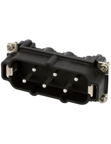 Wkład Modlink Heavy B16 męski, 6-polowy, 400V, 42A 70MH-ES006-FS02030 | Przewody i Złącza | Eshop Dopak | Wszystko dla Przemysłu