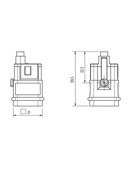 Wkładka konstytucyjna Modlink Heavy A3 męski, 5-polowa, 400V, 16A 70MH-ES005-AC02020 | Przewody i Złącza | Eshop Dopak | Wszystk
