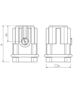 Wkładka Modlink Heavy Modular, męska, 8-polowa, 250V, 16 A 70MH-ES008-AC01020 | Przewody i Złącza | Eshop Dopak | Wszystko dla P 2