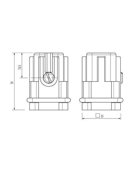 Wkładka Modlink Heavy Modular, męska, 8-polowa, 250V, 16 A 70MH-ES008-AC01020 | Przewody i Złącza | Eshop Dopak | Wszystko dla P
