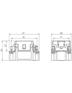 Wkładka do przechowywania Modlink Heavy B6 męska 10-polowa, 500V, 16A 70MH-ES010-DC03020 | Przewody i Złącza | Eshop Dopak | Wsz 2