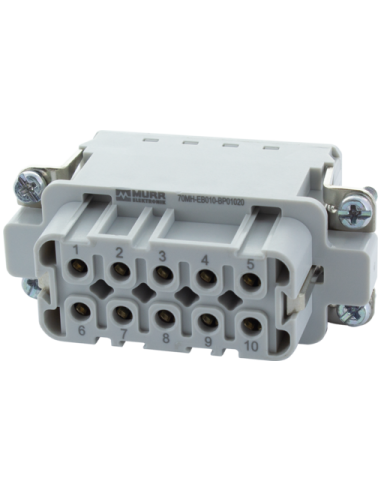 Wkładka księgowa Modlink Heavy żeńska A10 10-polowa, 70MH-EB010-BP01020 | Przewody i Złącza | Eshop Dopak | Wszystko dla Przemys