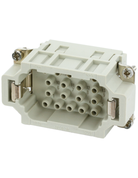 Wkład Modlink Heavy B10 męski 18-polowy, 500V, 16A 70MH-ES018-EC03020 | Przewody i Złącza | Eshop Dopak | Wszystko dla Przemysłu