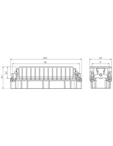 B24 męski 24-biegunowy, zaciskany, 500 V, 16 A 70MH-ES024-GC03020 | Przewody i Złącza | Eshop Dopak | Wszystko dla Przemysłu