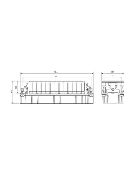 B24 męski 24-biegunowy, zaciskany, 500 V, 16 A 70MH-ES024-GC03020 | Przewody i Złącza | Eshop Dopak | Wszystko dla Przemysłu