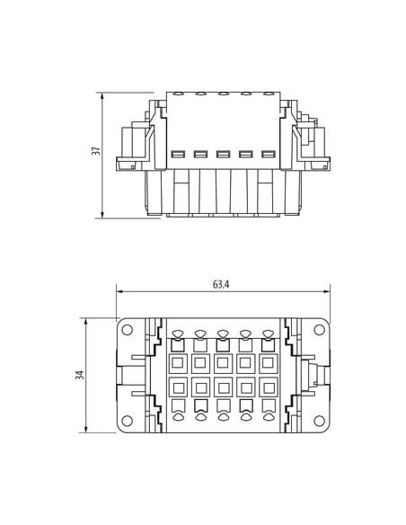 Wkładka wydania Modlink Heavy B10, żeńska, 3 2 polowa, 70MH-EB3U2-EP05020 | Przewody i Złącza | Eshop Dopak | Wszystko dla Przem