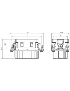 Wkład Modlink Heavy B10 żeński 18-polowy, 500V, 16A 70MH-EB018-EC03020 | Przewody i Złącza | Eshop Dopak | Wszystko dla Przemysł 2