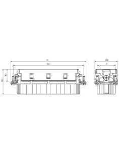Wkład Modlink Heavy B24 żeński 46-polowy, 500V, 16A 70MH-EB046-GC03020 | Przewody i Złącza | Eshop Dopak | Wszystko dla Przemysł 2