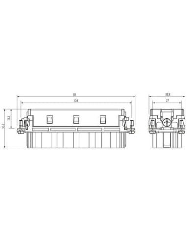 Wkład Modlink Heavy B24 żeński 46-polowy, 500V, 16A 70MH-EB046-GC03020 | Przewody i Złącza | Eshop Dopak | Wszystko dla Przemysł