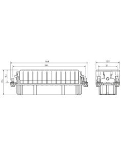 Wkładka graficzna Modlink Heavy B24 żeńska, 24-polowa 500V, 16A 70MH-EB024-GC03020 | Przewody i Złącza | Eshop Dopak | Wszystko  2