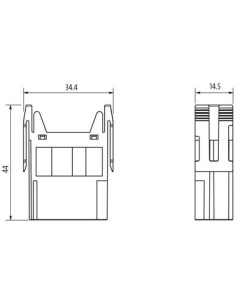 Wkładka Modlink Heavy Modular, męska, 8-polowa, 400V, 16A 70MH-MAB1C-0080402 | Przewody i Złącza | Eshop Dopak | Wszystko dla Pr 2