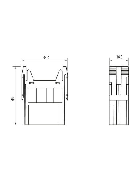 Wkładka Modlink Heavy Modular, męska, 8-polowa, 400V, 16A 70MH-MAB1C-0080402 | Przewody i Złącza | Eshop Dopak | Wszystko dla Pr